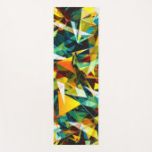 Modern Abstract Geometric Colorful Crystal Glass Yogamatte (Vorderseite)