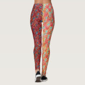 Modern abstract geometric digital pattern 1274 leggings (Rückseite)