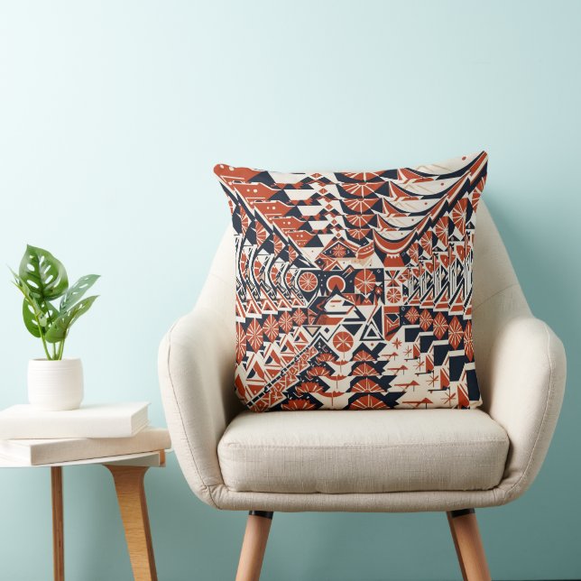 Modern Abstract Geometric surface design 1269 Kissen (Stuhl )