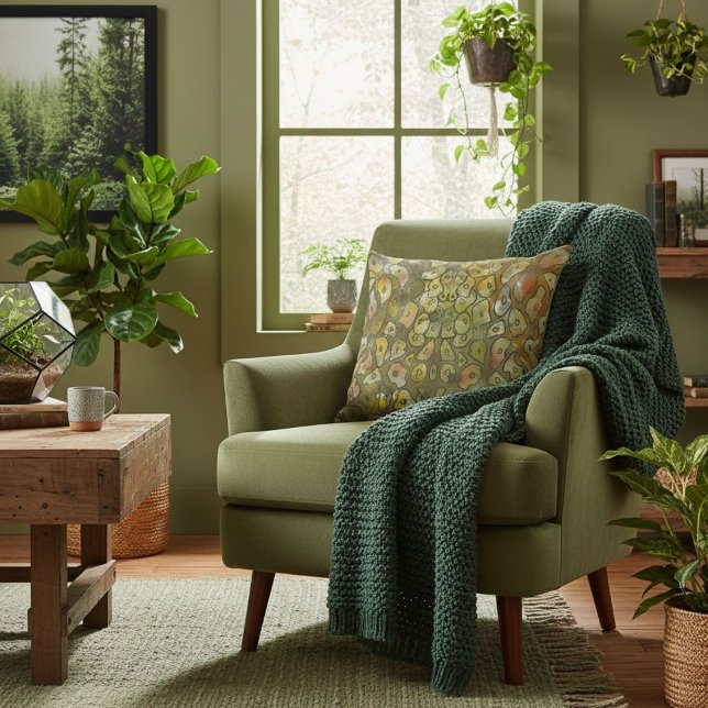 Modern abstract geometric triangular shapes  kissen (Von Creator hochgeladen)