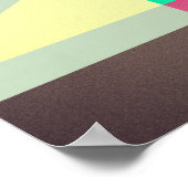 Modern Abstract Geometrical Print Poster (Ecke)