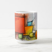Modern Abstract Geometry Kaffeetasse (Mittel)