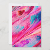 Modern Abstract | Graduation Party Invitation Einladung (Rückseite)