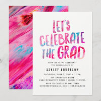 Modern Abstract | Graduation Party Invitation