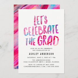 Modern Abstract | Graduation Party Invitation Einladung