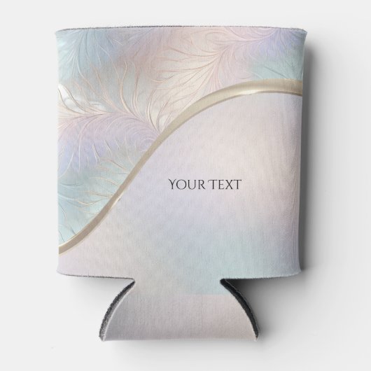 Modern Abstract Iridescent Can Cooler Dosenkühler (Vorderseite)