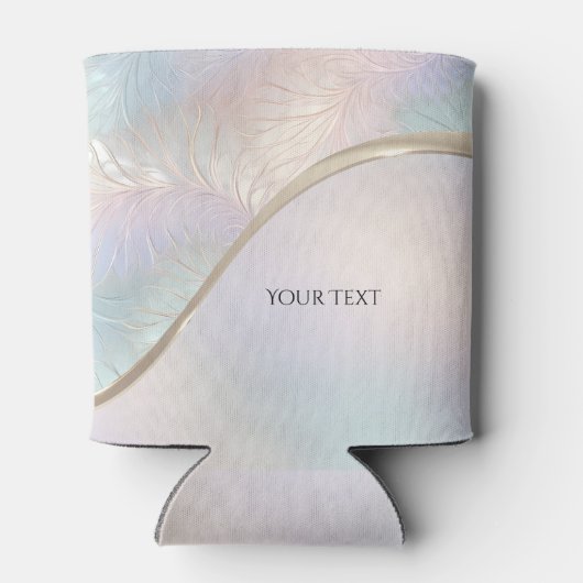 Modern Abstract Iridescent Can Cooler Dosenkühler (Rückseite)