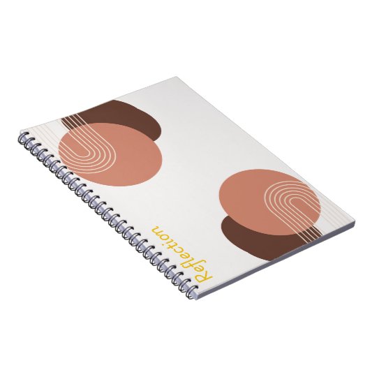 Modern Abstract Minimalist Notizblock (Rechte Seite)