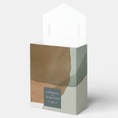 Modern Abstract Minimalistic Wedding Geschenkschachtel (Geöffnet)