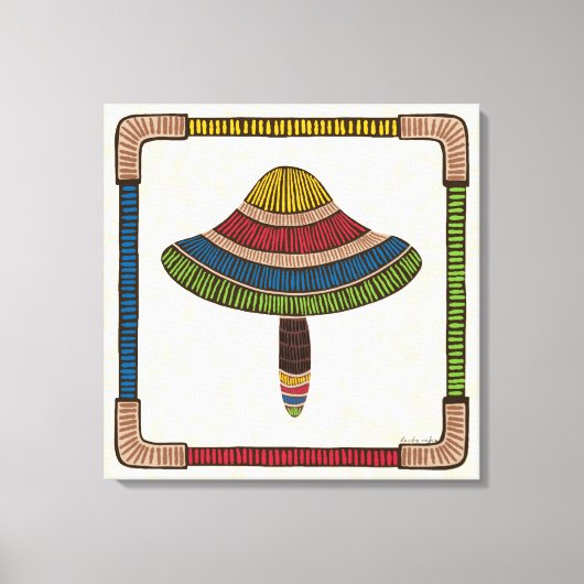 Modern Abstract Mushroom Leinwanddruck (Vorderseite)