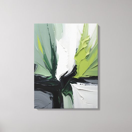Modern Abstract Painting Canvas Print Leinwanddruck (Vorderseite)