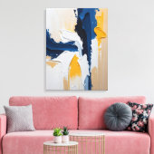 Modern Abstract Painting Canvas Print Leinwanddruck (Insitu (Wohnzimmer))