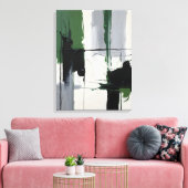 Modern Abstract Painting Canvas Print Leinwanddruck (Insitu (Wohnzimmer))
