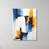 Modern Abstract Painting Canvas Print Leinwanddruck (Vorderseite)