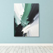 Modern Abstract Painting Canvas Print Leinwanddruck (Insitu (Holzboden))