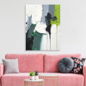 Modern Abstract Painting Canvas Print Leinwanddruck (Insitu (Wohnzimmer))