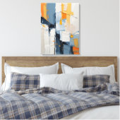 Modern Abstract Painting Canvas Print Leinwanddruck (Insitu (Schlafzimmer))