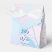 Modern Abstract Pastel Wedding Geschenkschachtel (Vorderseite)