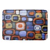 Modern Abstract Pastel Wood Look Badematte (Vorderseite)