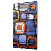 Modern Abstract Pastel Wood Look Klemmbrett (Links)