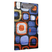 Modern Abstract Pastel Wood Look Klemmbrett (Rechts)