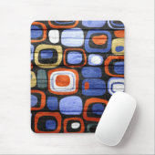 Modern Abstract Pastel Wood Look Mousepad (Mit Mouse)