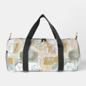 Modern Abstract Pattern Duffle Bag (Rückseite)