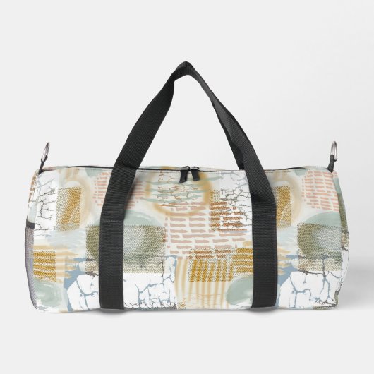 Modern Abstract Pattern Duffle Bag (Rückseite)