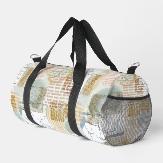 Modern Abstract Pattern Duffle Bag (Rechte Ecke)