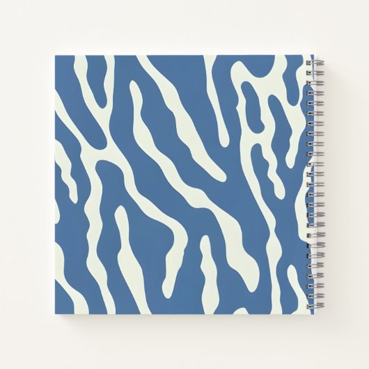 Modern abstract Pattern Graduation guest book Notizblock (Rückseite)