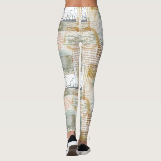 Modern Abstract Pattern Leggings (Rückseite)