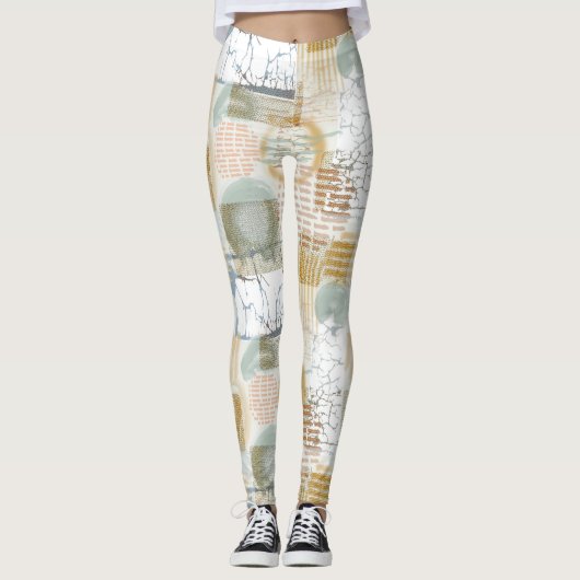 Modern Abstract Pattern Leggings (Vorderseite)