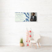 Modern abstract Pattern Photo Graduation Banner (Insitu)