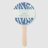 Modern abstract Pattern Photo Graduation  Fächer (Rückseite)