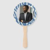 Modern abstract Pattern Photo Graduation  Fächer (Vorderseite)