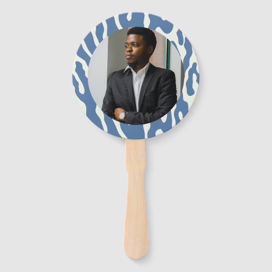 Modern abstract Pattern Photo Graduation  Fächer (Vorderseite)