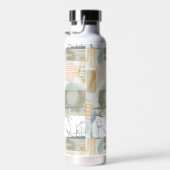 Modern Abstract Pattern Trinkflasche (Rechts)