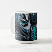 Modern Abstract Profile Kaffeetasse (Vorderseite Links)