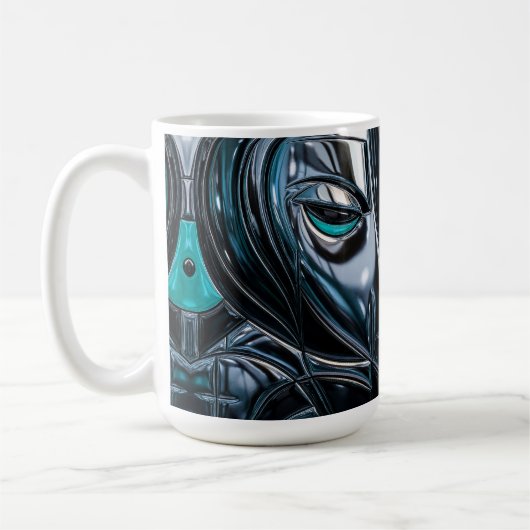 Modern Abstract Profile Kaffeetasse (Links)
