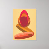 Modern Abstract Ring Harmony and Calm Leinwanddruck (Vorderseite)