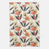 Modern Abstract Spring Floral Kitchen Towels Geschirrtuch (Vertikal)