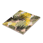 Modern Abstract Tropical Leaves & Polka Dots  Fliese (Seite)