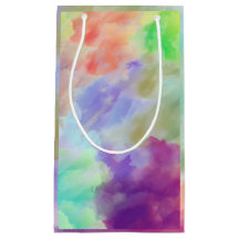 Modern Abstract Watercolor Clouds Colorful Pastel 