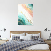 Modern Abstract Watercolor Wall Art Leinwanddruck (Insitu (Schlafzimmer))