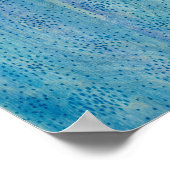 Modern Abstrakt auf Holz Poster (Ecke)