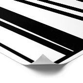modern abstrakt b/w poster (Ecke)