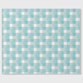 Modern Abstrakt Geometric Wrapping Paper - Green Geschenkpapier (Flach)