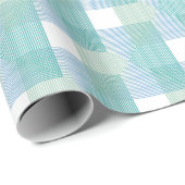 Modern Abstrakt Geometric Wrapping Paper - Green Geschenkpapier (Rolleneckpunkt)