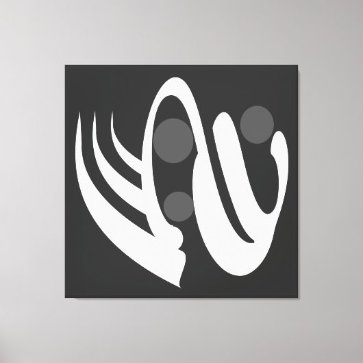 modern abstrakt geometrisch leinwanddruck (Vorderseite)