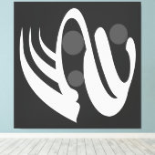 modern abstrakt geometrisch leinwanddruck (Insitu (Holzboden))